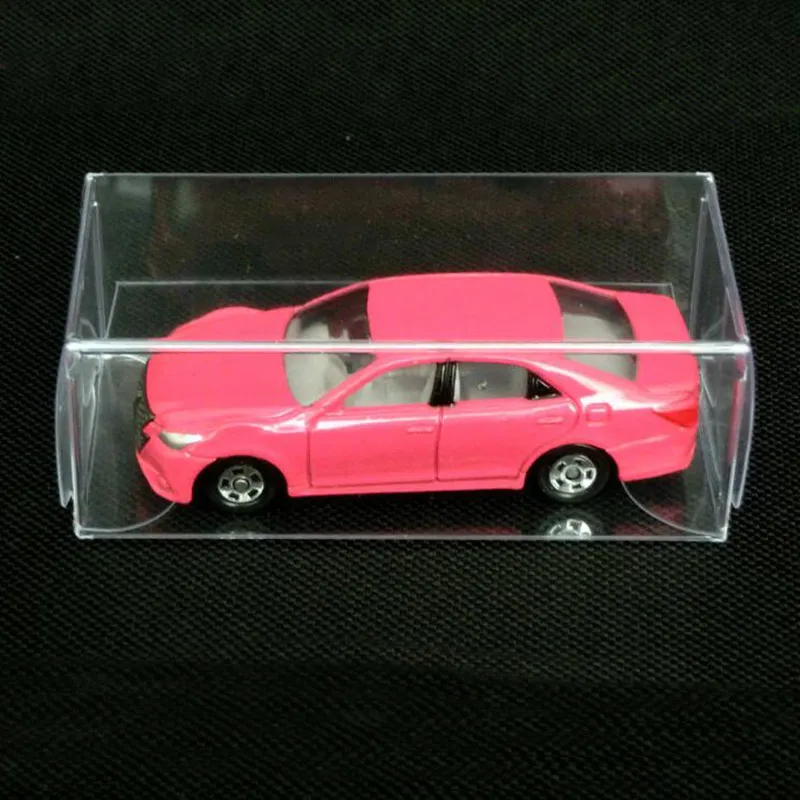 8.2X4X3CM PVC Clear Show MATCHBOX TOMY Die Cast Toy Cars 1 64