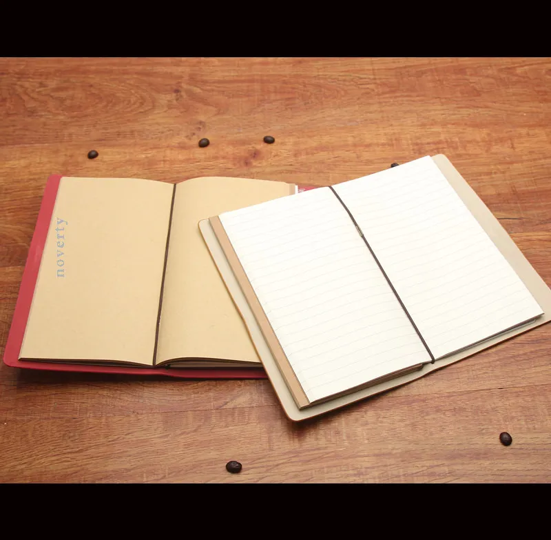 Hurtownie 1 Sztuk Retro Skóra Związana Podróży Notebook Handmade Memory Diary School Office Supplies Notatnik Darmowa Wysyłka