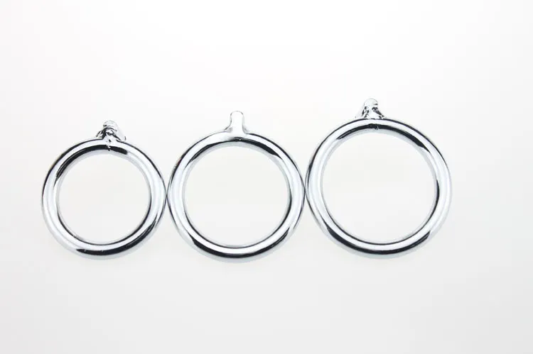 Мужское устройство из нержавеющей стали Клетки для члена Дополнительное кольцо для петухов 3 размера на выбор Секс-игрушки для взрослых БДСМ9870058