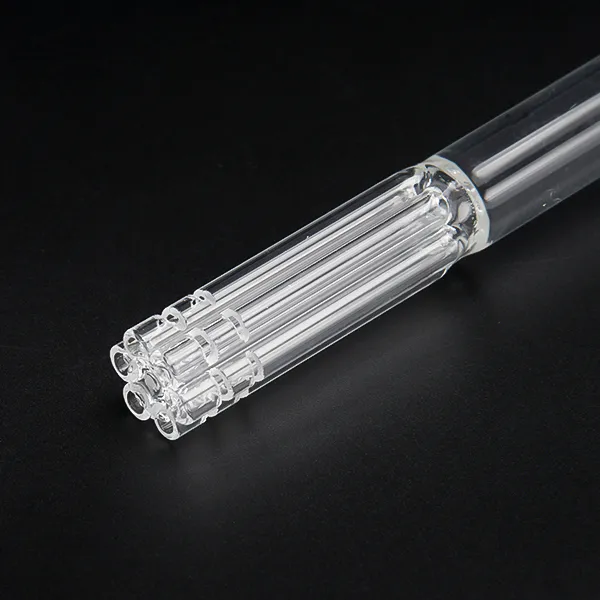 6 accessoires de fumeur de diffuseur de tige en verre armé avec joint femelle de 19 mm à 19 mm pour tuyaux d'eau de bangs