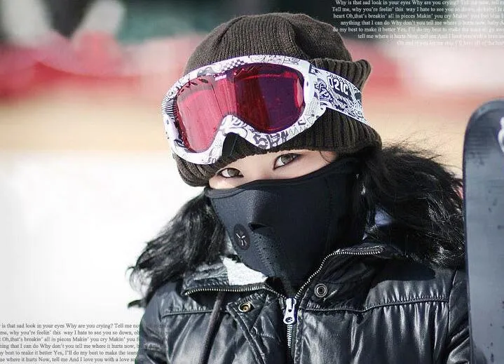 New Outdoor Sports Fleece Face Mask Winter Ski Snowboard Hood Antivento Neck Warm Motorcycle Cycling Cap Hat Bicyle Thermal Scarf