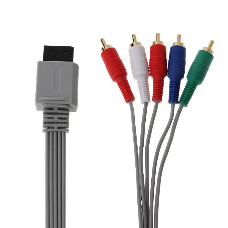 Neues Composite High Definition HD Component Audio Video AV-Kabel für Wii WiiU, gute Qualität, schneller Versand