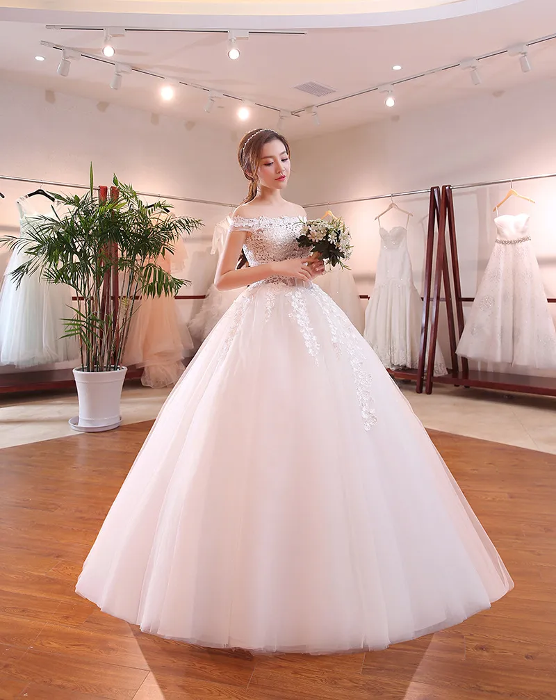 short boat neck wedding dresses Boat Neck Sleeveless Satin A-line Civil Wedding Dress