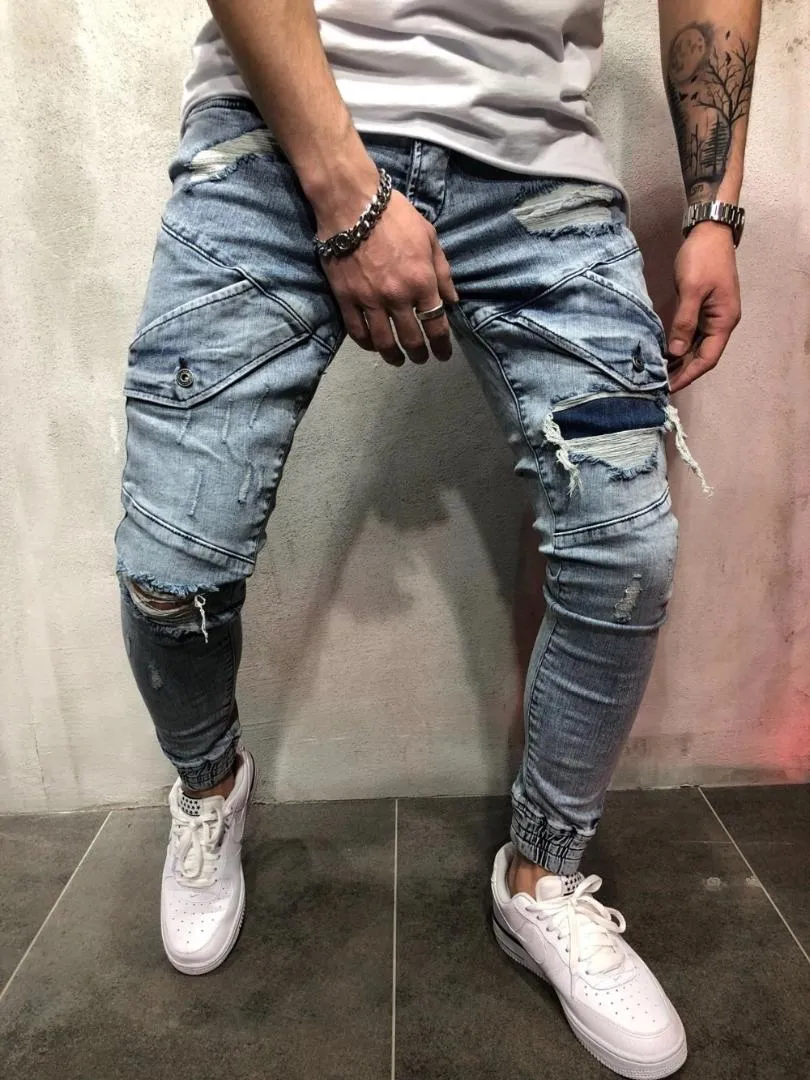 2018 Nueva Moda Gran Oferta Calidad Algod n C modo Hombres Jeans