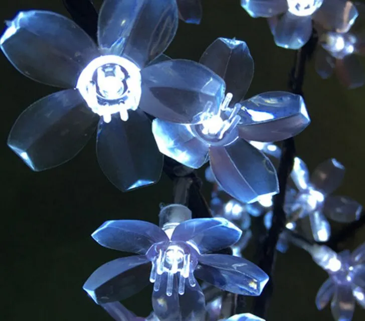 인공 벚꽃 나무 빛 크리스마스 빛 LED 전구 2M / 6.5FT 높이 110 / 220VAC 방수 야외 사용