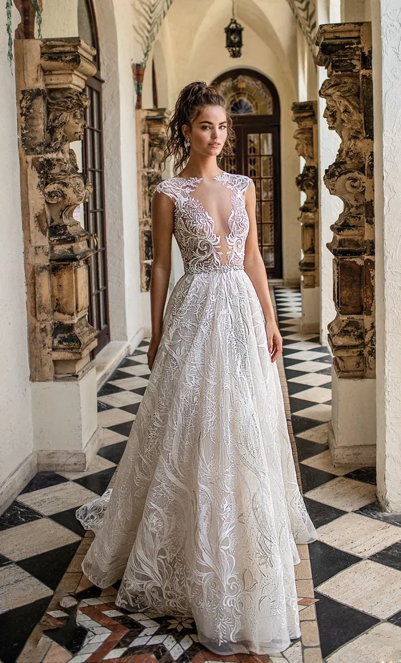 Couture Abiti Berta Abiti Da Sposa 2019 Backless Bridal Gowns