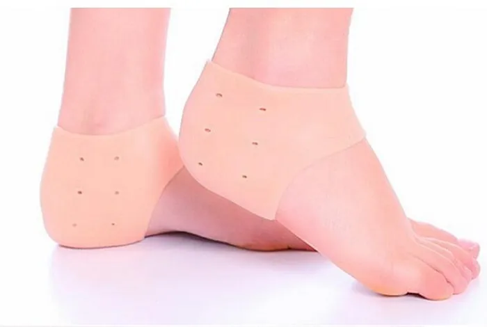 Calcetines para el cuidado de los pies, Gel hidratante de silicona, calcetines para el talón, protectores para el cuidado de la piel del pie agrietado, antigrietas