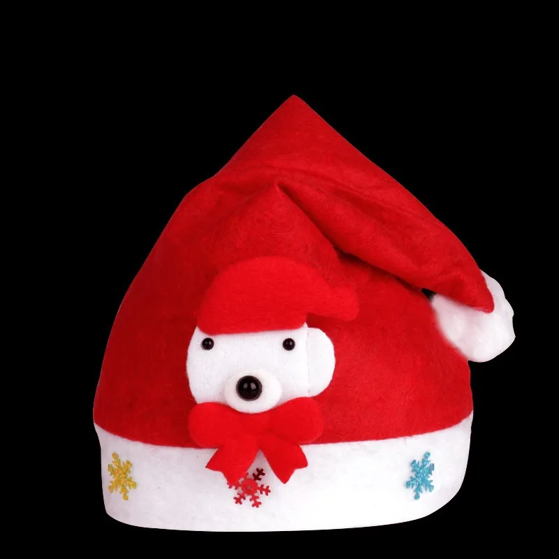 venda quente infantil chapéu de natal natal adulto mini vermelho Papai Noel