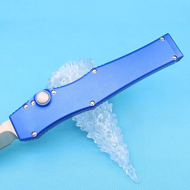 最高品質の青いハンドルタントサテンブレードナイフ（4.6 