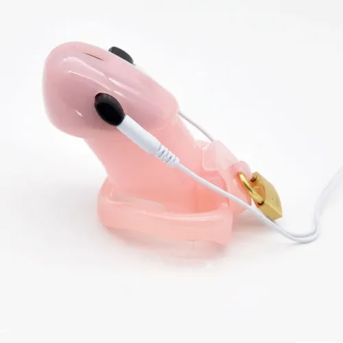 Doctor Mona Lisa - Elektrisk säljbar manlig plastburbälte -enhet med tre ringar Hot Polykarbonat Lockning Kit Bondage SM Toys1043676