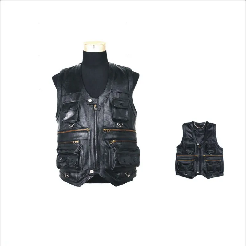 7xl leather vest hotsell