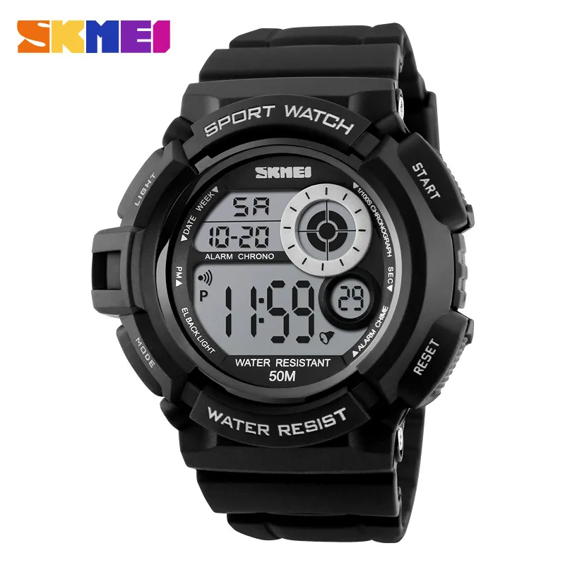 SKMEI 1222 G Style Orologio digitale S Shock Uomo Orologio militare Esercito 50M Resistente all'acqua Data Calendario LED Orologi sportivi Relogio Masc2909453