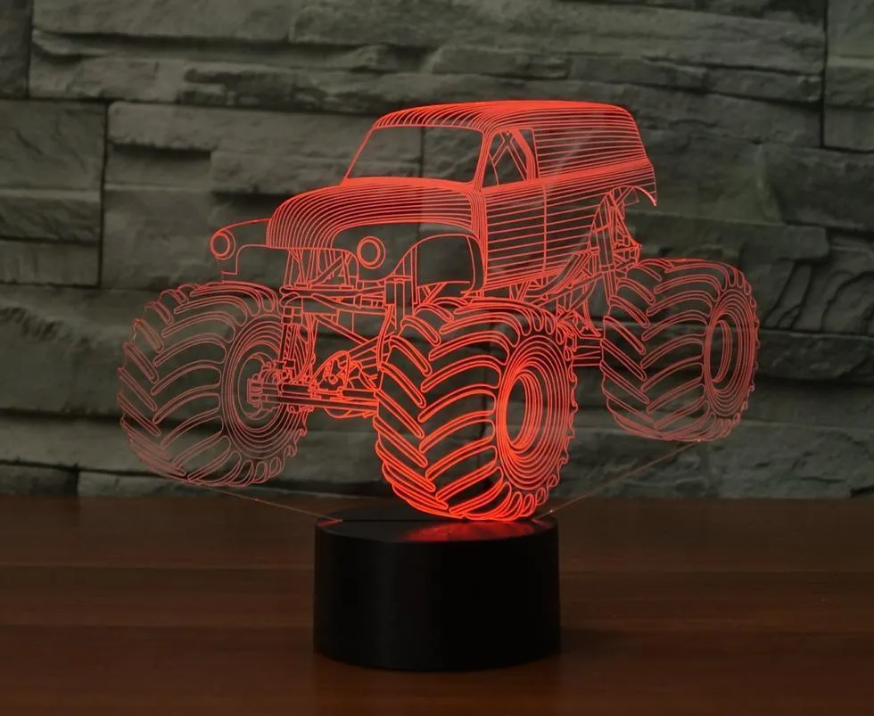 Veilleuse LED Godzilla Rechargeable - Lampe De Bureau Dinosaure Avec Changement De Couleurs