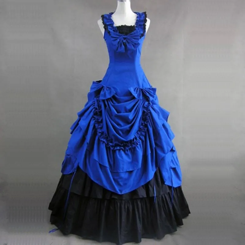 3 couleurs été princesse robe de soirée de haute qualité 18ème siècle rétro gothique victorien historique mascarade robes de bal costumes pour les femmes