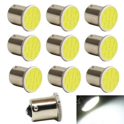 100pcs 1156 1157 S25 COB 2W 자동차 LED 전구 자동 LED 전구 신호 브레이크 테일 리버스 회전 빛