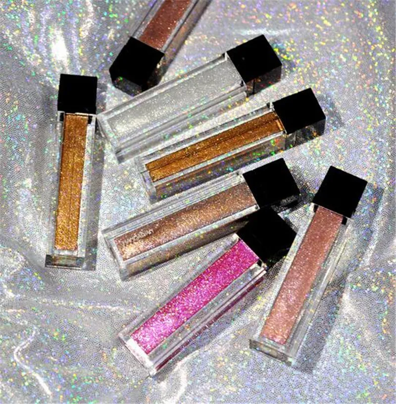 Handaiyan sexy goud zilver glitter matte metalen lippenstift waterdichte matte lippen gloss vloeibare lippenstift cosmetische schoonheid lip langdurig