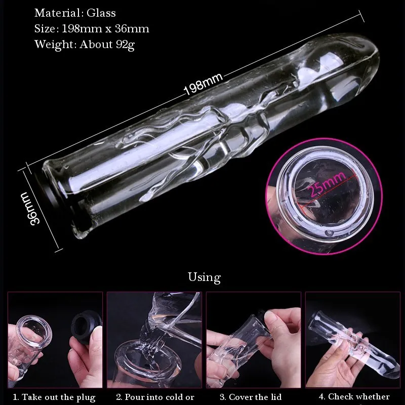 Glass Dildo with Hollow Inject Water Design, 7.8in x 1.4in 198mm x 36mm Glass Vibrator for Women Y18102305 from Dhgate Glass Sex Toys - price 24.69 Glass Dildo with Hollow Inject Water Design, 7.8in x 1.4in 198mm x 36mm Glass Vibrator for Women Y18102305 from Dhgate Glass Sex Toys - price 24.69