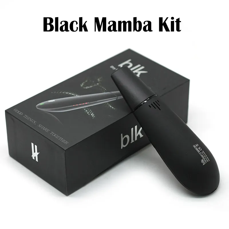 Original Negro Mamba Kit Seco Herb Vaporizador Pen E Kits de cigarrillos Vaporizadores 1600mAh batería incorporada Herbal