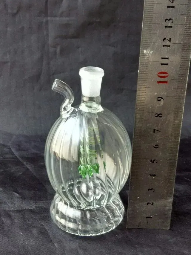 De rondheid van de ribglazen water Bongs Groothandel Glass Bongs Olie Burner Glass Water Pijpen Olie Rigs Rookvrij