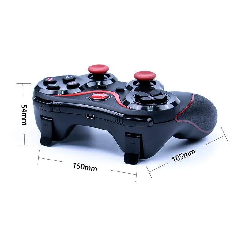 T3 Bluetooth Gamepad Joystick Wireless Game Pad Joypad Gaming Controller Remote Control för Samsung S8 Android Phone Smart TV Box 6768781