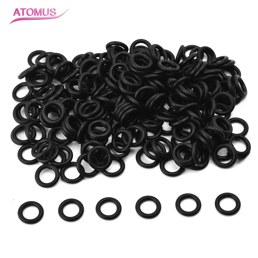 Schokbestendig Siliconen Tattoo Rubber O-ringen 13mm diameter Voor Tattoo Machine Springs deel Zwart Levert body Art