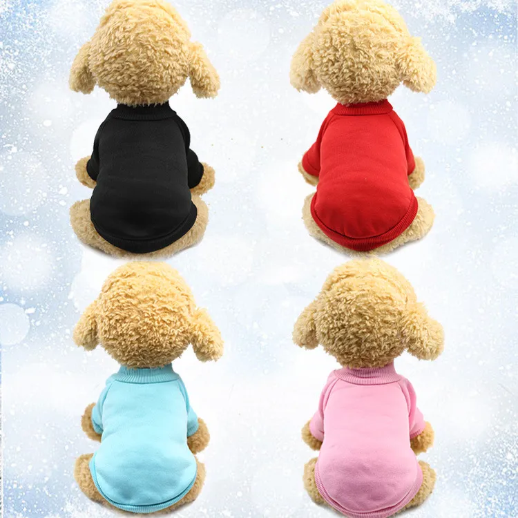 Pet Hond Knitwear Sweater Fleece Jas voor Kleine Medium Groot Hond Warm Hond Hond Kat Kleding Zacht Puppy Douane 3 Kleur (rood Roze Zwart) SELEC