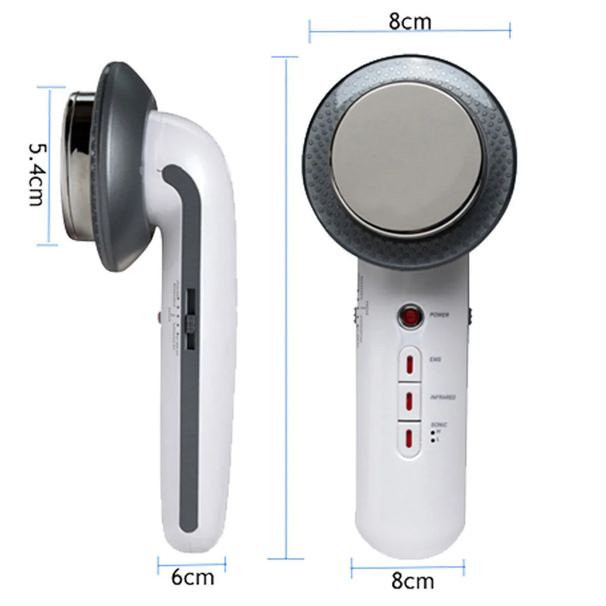Ultrasonic 3 in 1 Ultrasound Cavitation Care Face Massager machine EMS Body Slimming Lipo1028857