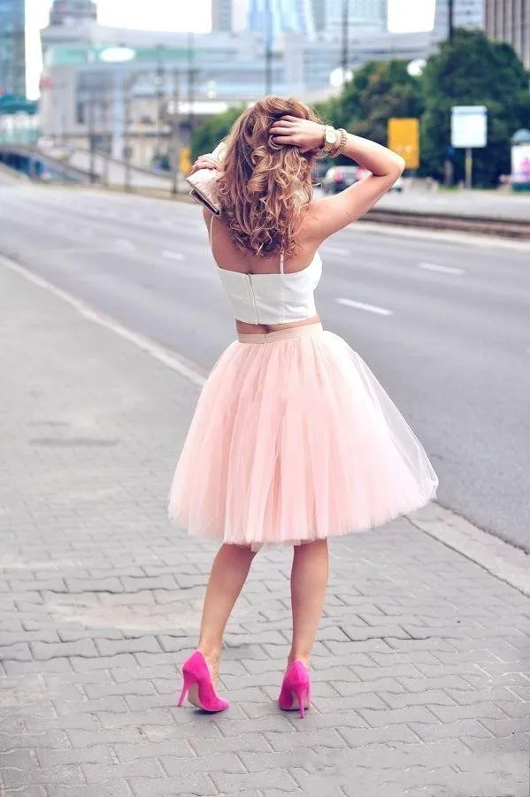 Vestidos sexis de 15 anos cortos Sweetheart A line Beautiful Girl vestidos de fiesta de dos piezas dise o Simple para adolescentes