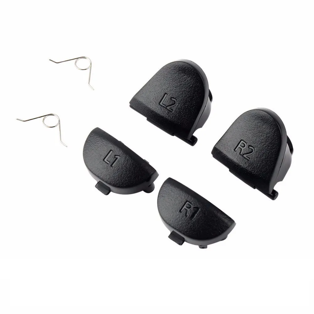 Boutons de déclenchement de manette de jeu L1 R1 L2 R2 avec ressorts, pièces de réparation pour contrôleur PlayStation 4 PS4, bouton de déclenchement JDS-011 JDS-010, haute qualité, livraison rapide