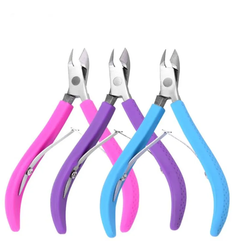 Women Nail Art Nipper Stainless Steel Cuticle Clipper Manicure Plier Cutter Tool Nail Tool Cuticle Scissor F1680