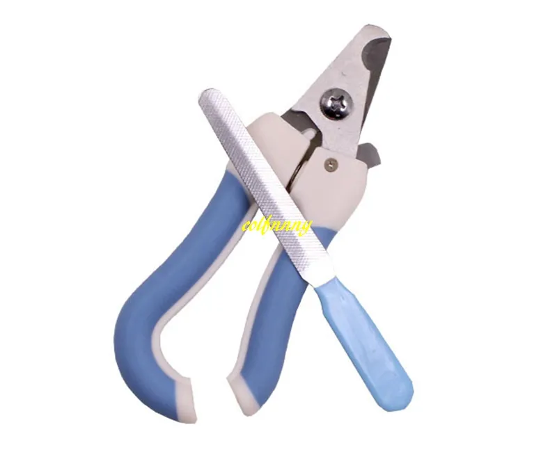 / Pet Claw Nail Scissors Cutter Dogs Cats Nail Clippers Trimmer med fri nagel tåfil