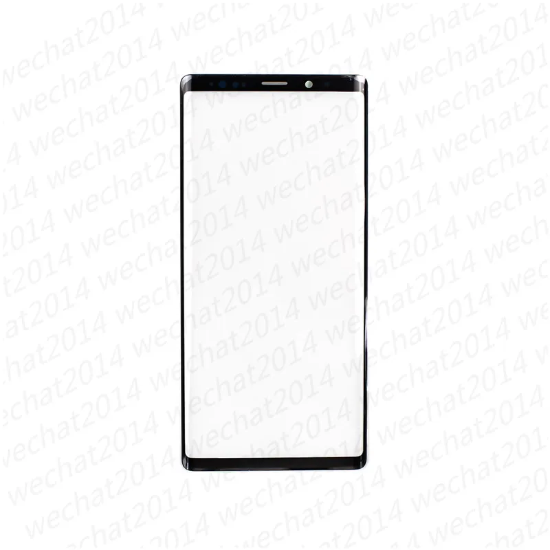 Sostituzione della lente in vetro touch screen esterno anteriore OEM da 20 pezzi per Samsung Galaxy Note 9 N960 N960A N960F DHL gratuito