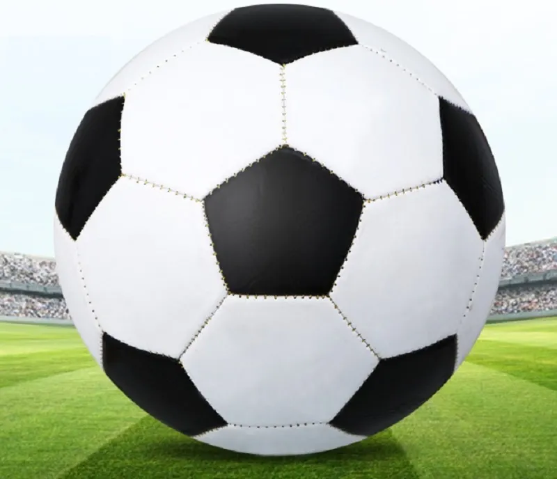 Pallone Da Calcio Classico Bianco E Nero Taglia 5 - Pelle Sintetica Morbida Per Allenamento Indoor/Outdoor - Foto 9