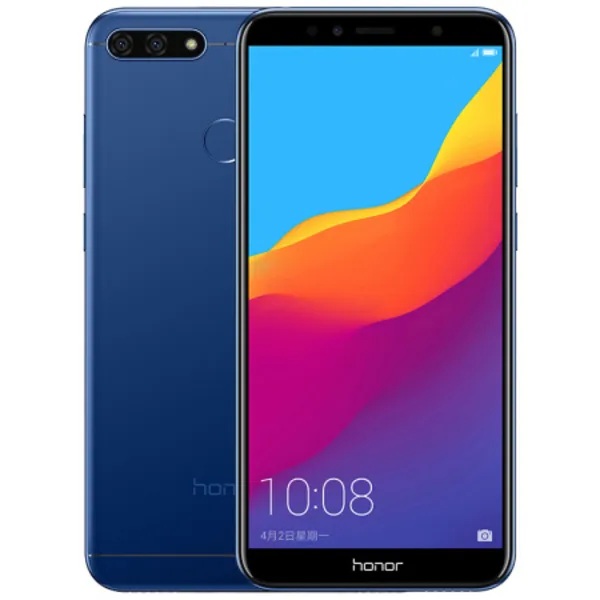 Teléfono El teléfono celular Huawei Honor 7A 4G LTE 3 GB de RAM 32 GB ROM Snapdragon 430 Octa Core Android 5.7 pulgadas 13MP HDR Face ID Smart Mobile