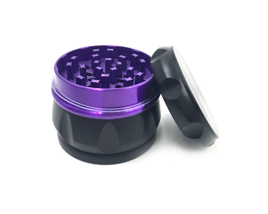 Unik metallkvalitet Symmetrisk skär CNC Fantastisk design Tobak Herb Pollen Spice Grinder Herbel Cigarett Crusher7751418