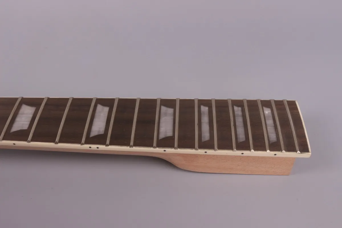 Nowy wymiana szyi gitary elektrycznej 22 próg 2475 cali mahoniowe drewniane drewniane drewniane drzewo fretboardowe kratownica pręta na stylu 5018750