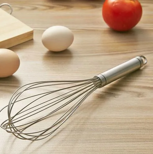 10 pouces manuel d'oeuf d'oeuf en acier inoxydable batteur d'oeufs de cuisine gadgets remuer le mélangeur de fouet batteur d'oeufs outils 536061