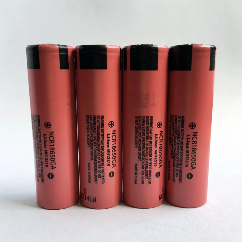 100% authentique Sanyo 18650GA 3500 MAH 10A 18650 batterie décharge Batteries au Lithium rechargeables pour 3400 mah Samsung 25R 30Q SONY VTC6