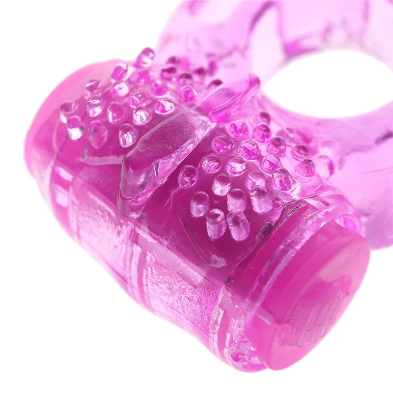 vibrating rabbit cock ring Vibrating Cock Ring Adult Sex Toys for Men 8 Vibrations Remote Control main image 1