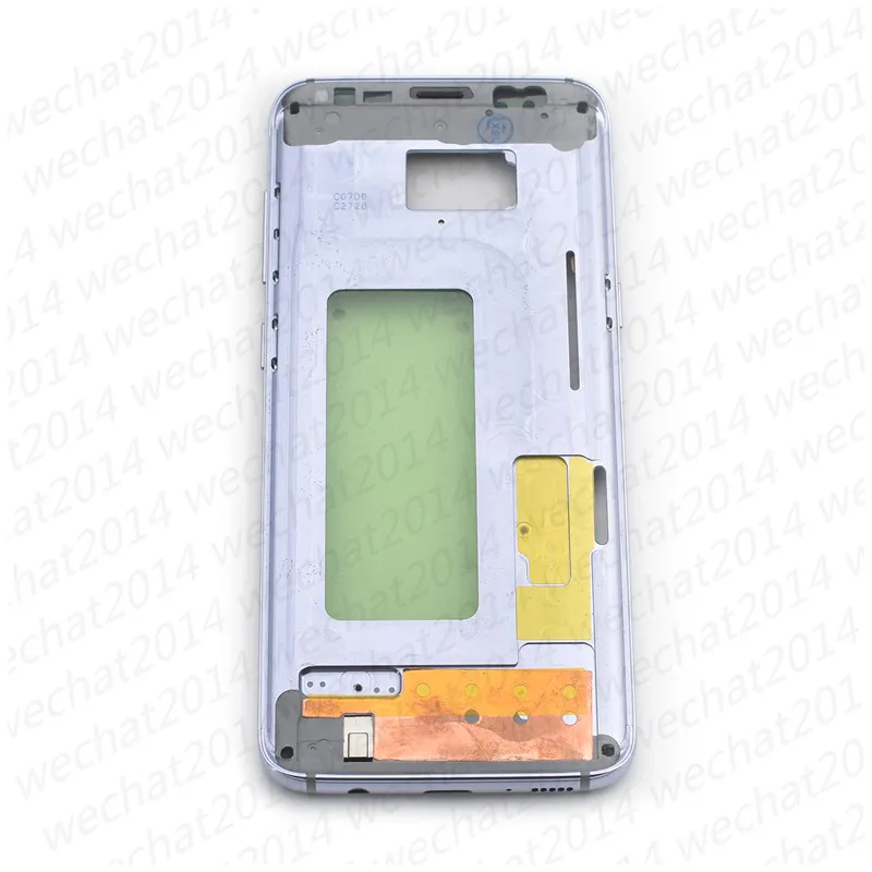 Nuova custodia con cornice centrale in metallo Samsung Galaxy S8 G950 G950P G950f Custodia con pulsanti laterali DHL gratuito