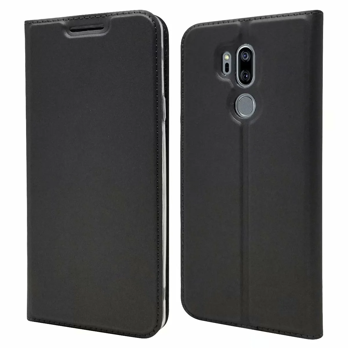 Voor LG G7 ThinQ LG G6 / Q6 / V40 / V20 / V30 / V35 DIMQ / V30S DIMQ K50 Flip Case Magnetische Boek Kickstand Kaart Beschermende Shell Portemonnee Lederen Cover