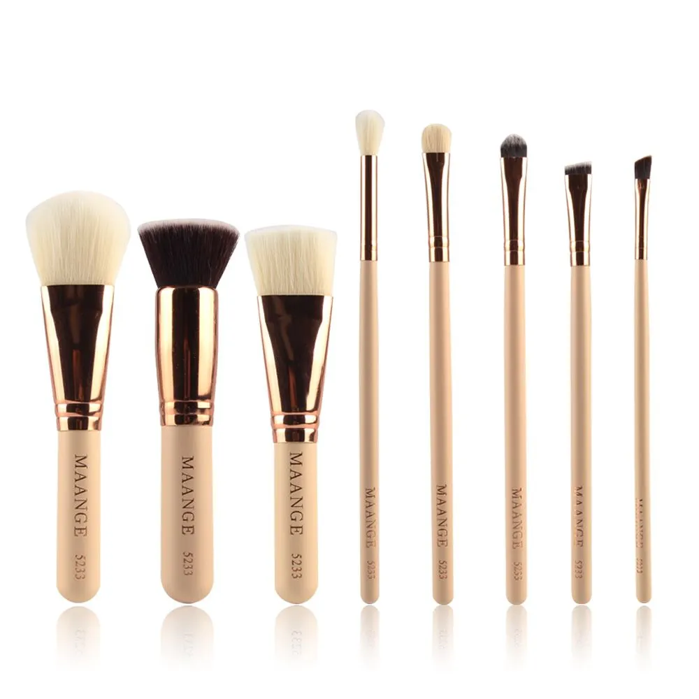 MAANGE Professional Makeup Brushes Set Powder Foundation Eye shadow Blush Blending Lip Make Up Beauty Cosmetic Tool Kit