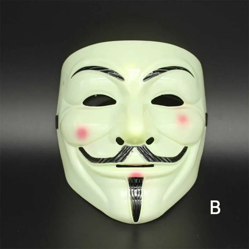 Halloween Party 5 Style Vendetta v Word Mask Costume Guy Fawkes Anonimowe Maski Halloweenowe Fancy Cosplay6671282