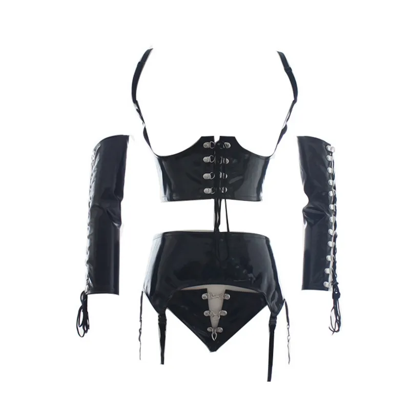 sexy bdsm clothes Strappy Fetish Dress With Restraints – just damn sexy main image 0