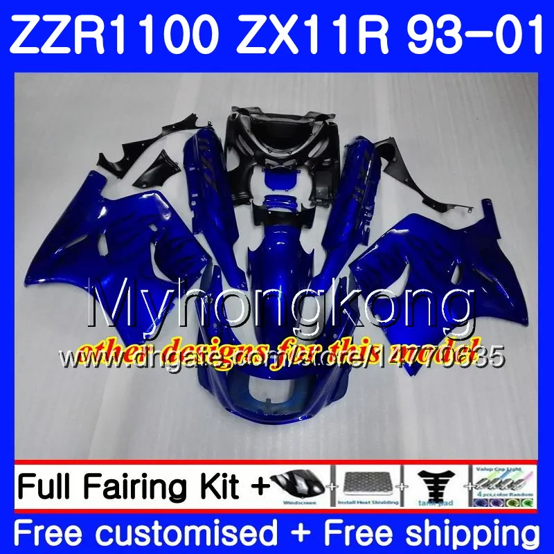 Body For KAWASAKI ZX 11R ZX11R 93 94 95 96 97 206HM.1 ZZR