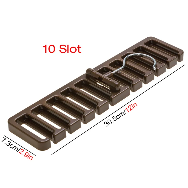 Laço de plástico Belt Belt Cachecol Rack Organizador Armário Wardrobe Space Saver Belt Gancho com Gancho De Metal Frete grátis