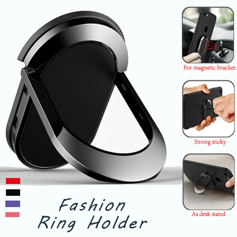 Luie vinger ring houder mobiele telefoon magnetische ring houder beugel standhouder voor iphonex allemaal slimme telefoon