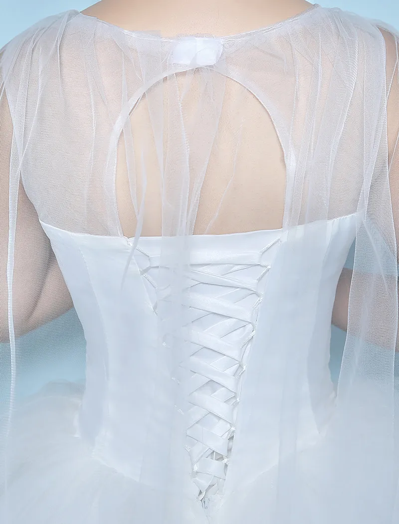 Bas Prix Dentelle Sexy Bateau Cou Et Très Belle avec long Châle Robe De Bal Robes De Mariée Robes De Noiva Robe De Mariage