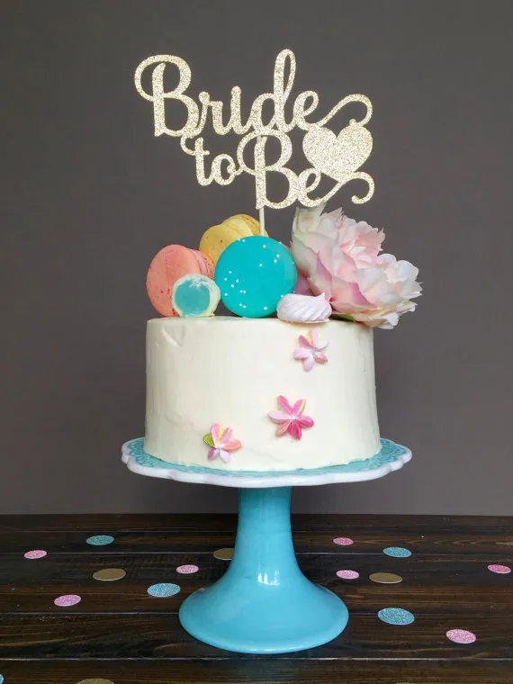 Свадебный душ торт Топпер, невеста, чтобы быть точкой топпером, свадебные душевые украшения, обручальные украшения, поставки свадьбы
