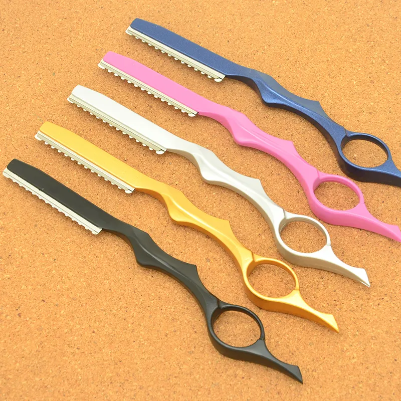 Meisha rostfritt stål hår skärande rakhyvlar frisör frisör tunna kniv frisör frisyr rakhyvlar verktyg för salong hem använda hc0006